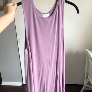 Lavender swing dress